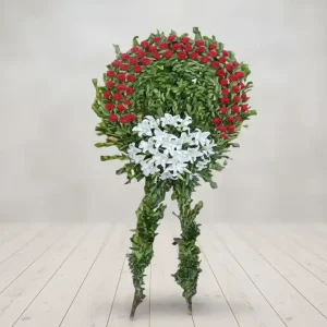 KIRMIZI VE BEYAZ ÇELENK-CNK13