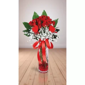 20 KIRMIZI GÜL VE KALPLER-CV33