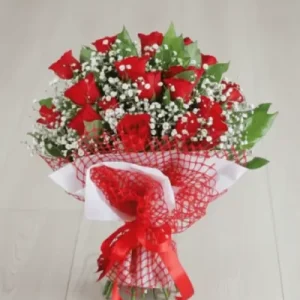 21 Adet Gül Çiçek Buketİ-BK02